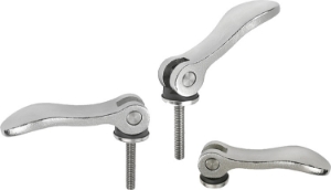 K0645 Cam Levers With Stainless Steel Handle Thread M3-M10, Good Hand UK