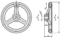 handwheels drawing