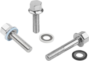 K1595 316 Stainless Steel Hex Head Screws With Collar And USIT Seal