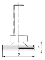 Swivel feet caps