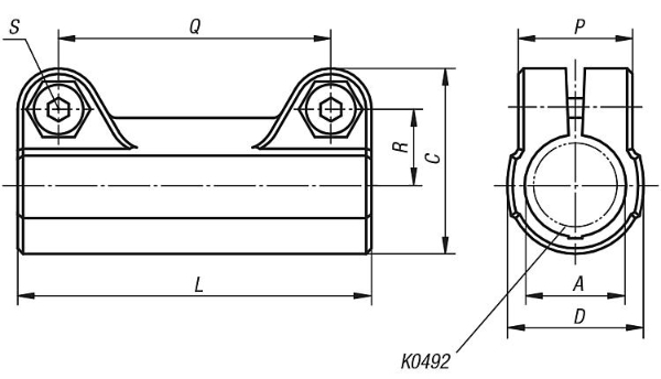 Staight Tube Clamps