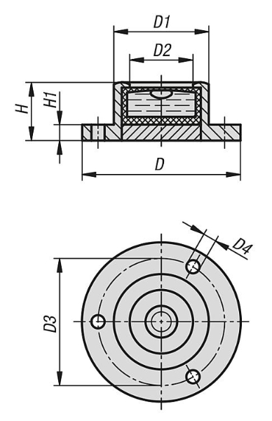 K1153 Bullseye Levels In Plastic Frame