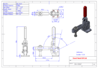 GH-10247 Vertical Toggle Clamp