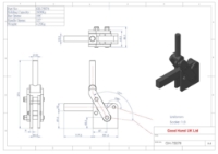 GH-75078 1600Kg steel heavy duty clamp