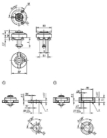 Quarter turn locks Drawing Flat