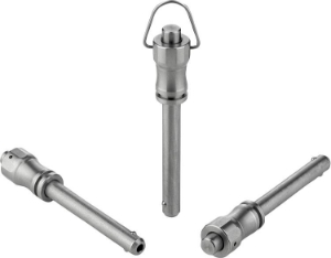 Kipp K0790 self locking ball lock pins in stainless steel, Good Hand UK