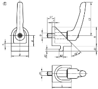 K1049 Clamping Angle Form B Drawing