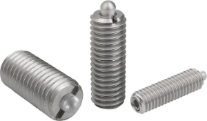 K0319 Spring Plungers In Stainless Steel With Hexagon Socket, Good Hand UK