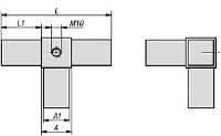 Square Tube Connector