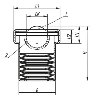 K0762 Ball Transfer Unit