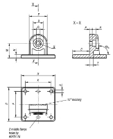 Tube clamps swivel base