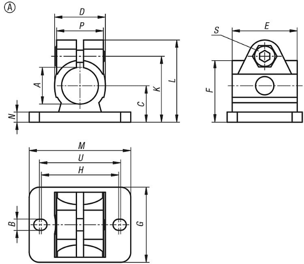 K0479 Tube Clamp Form A