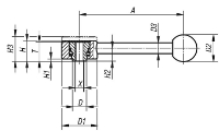 Flat Tension lever ex thread