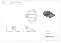 GH-40700-LP Stainless Steel Latch Plate To Suit GH-40700-SS