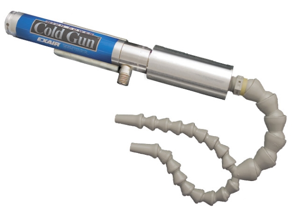 High Power Exair Cold Gun System with Magnet Base and Two Cold Outlets