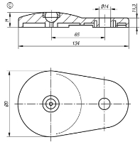 Extended Swivel foot plate