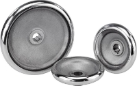 Handwheels disc similar to DIN 950, aluminium