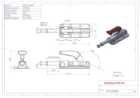 GH-36330M Push Pull Toggle Clamp 50.8mm Size 1136Kg