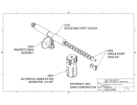 Adjustable Spot Cooler With Single Point Outlet With Filter