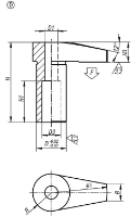 Hook Clamp form D Drawing